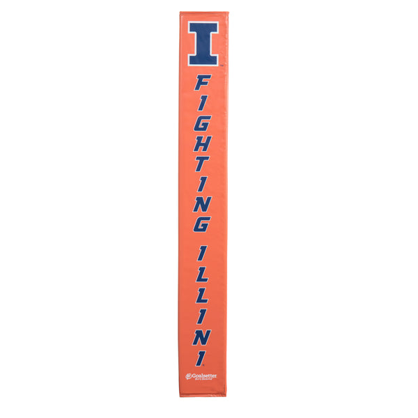 Goalsetter Collegiate Basketball Pole Pad - Illinois Illini Basketball (Orange)