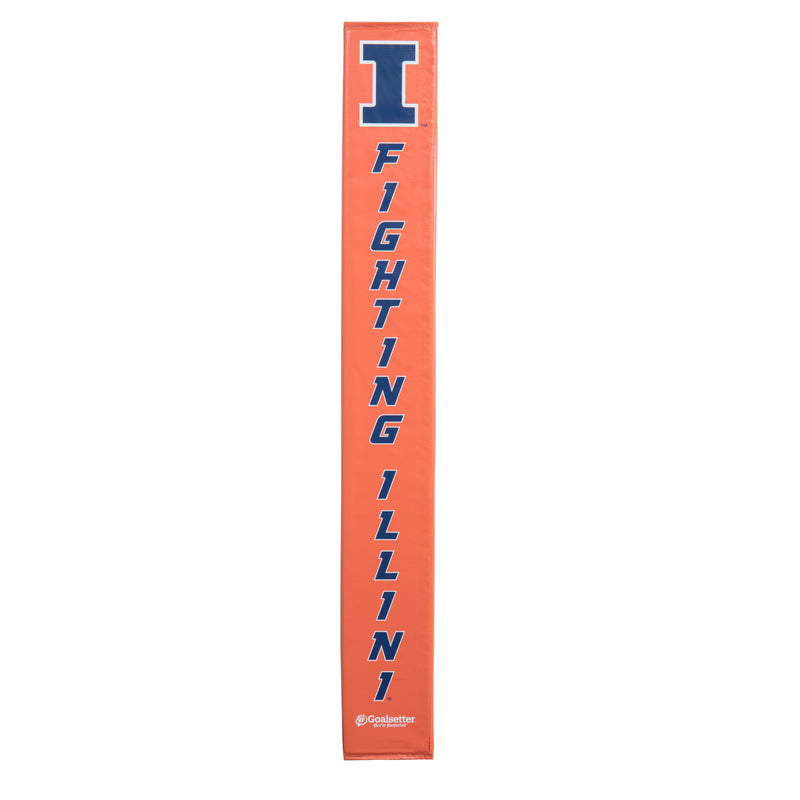Goalsetter Collegiate Basketball Pole Pad - Illinois Illini Basketball (Orange)