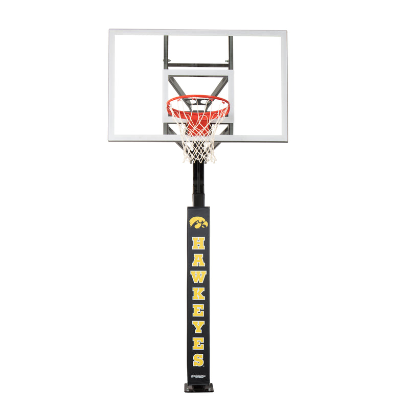 Goalsetter Collegiate Basketball Pole Pad - Iowa Hawkeyes (Black)