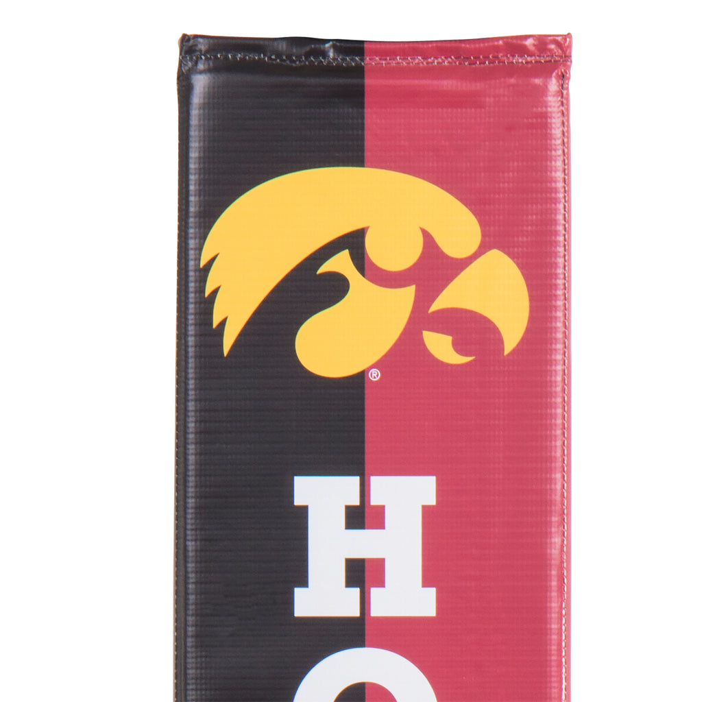 Iowa/Iowa State Black/Red Basketball Pole Pad Goalrilla