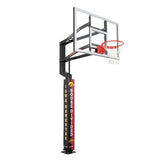 Goalsetter Collegiate Basketball Pole Pad - Iowa/Iowa State (Black/Red)