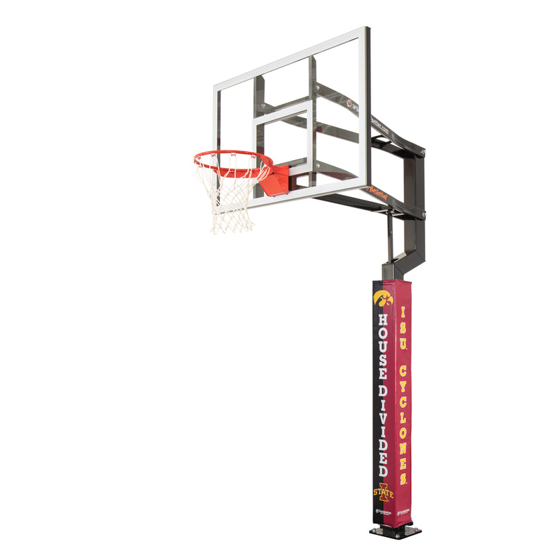 Goalsetter Collegiate Basketball Pole Pad - Iowa/Iowa State (Black/Red)