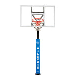 Goalsetter Collegiate Basketball Pole Pad - Kentucky Wildcats (Blue) - Front View on Basketball Goal