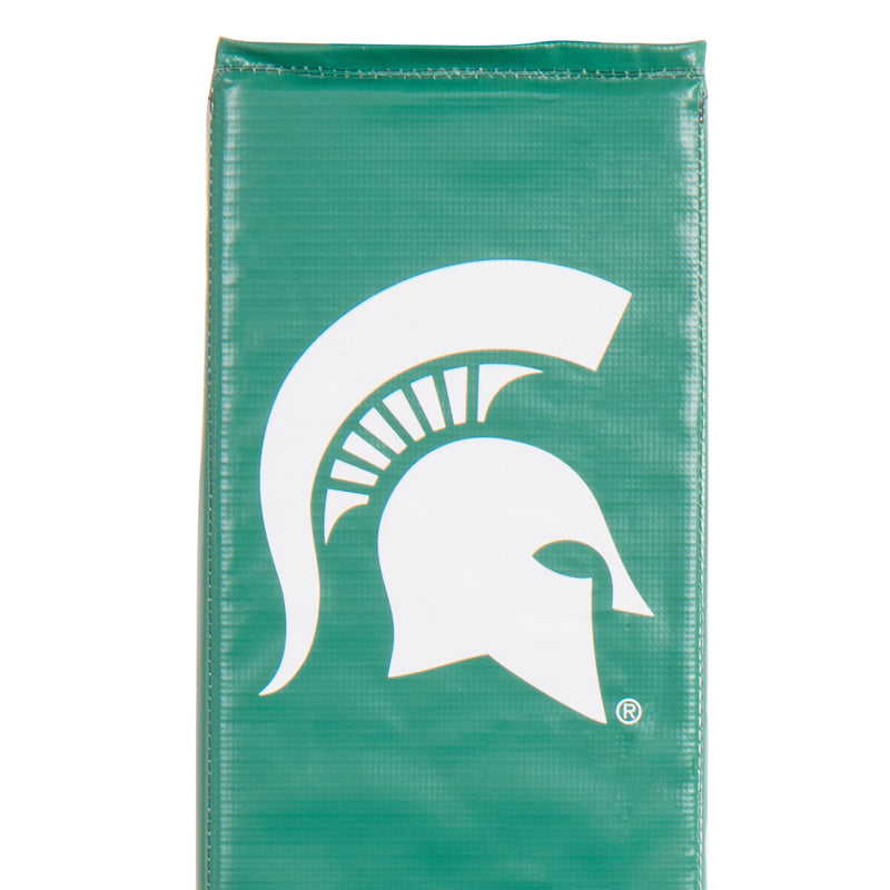 Goalsetter Collegiate Basketball Pole Pad - Michigan State Spartans Basketball (Green)