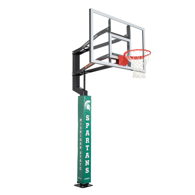 Goalsetter Collegiate Basketball Pole Pad - Michigan State Spartans (Green)