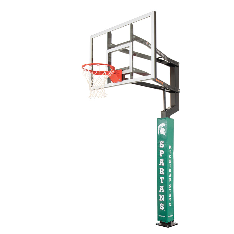 Goalsetter Collegiate Basketball Pole Pad - Michigan State Spartans (Green)