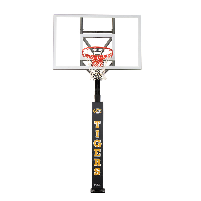 Goalsetter Collegiate Basketball Pole Pad - Missouri Tigers (Black)