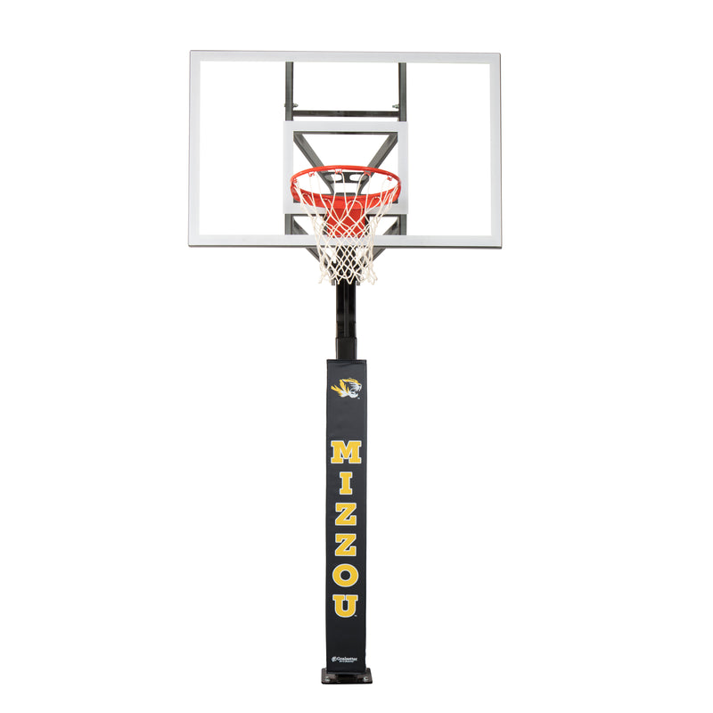 Goalsetter Collegiate Basketball Pole Pad - Missouri Tigers (Black)