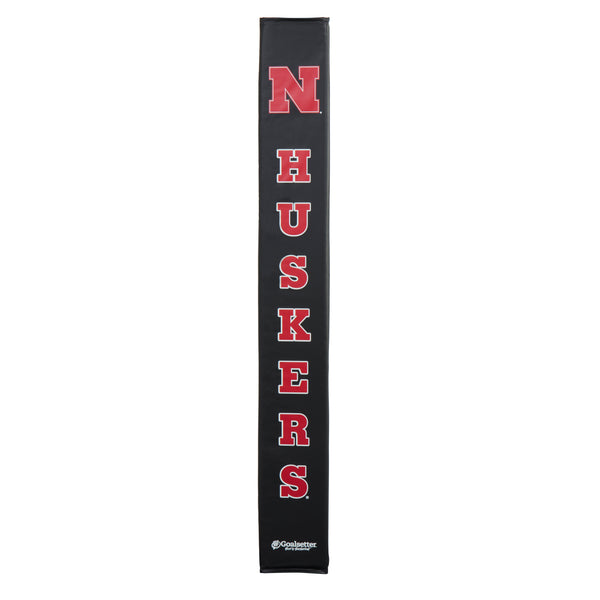 Goalsetter Collegiate Basketball Pole Pad - Nebraska Basketball Cornhuskers (Black)