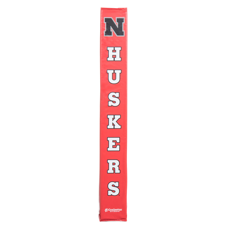 Goalsetter Collegiate Basketball Pole Pad - Nebraska Cornhuskers Basketball (Red)