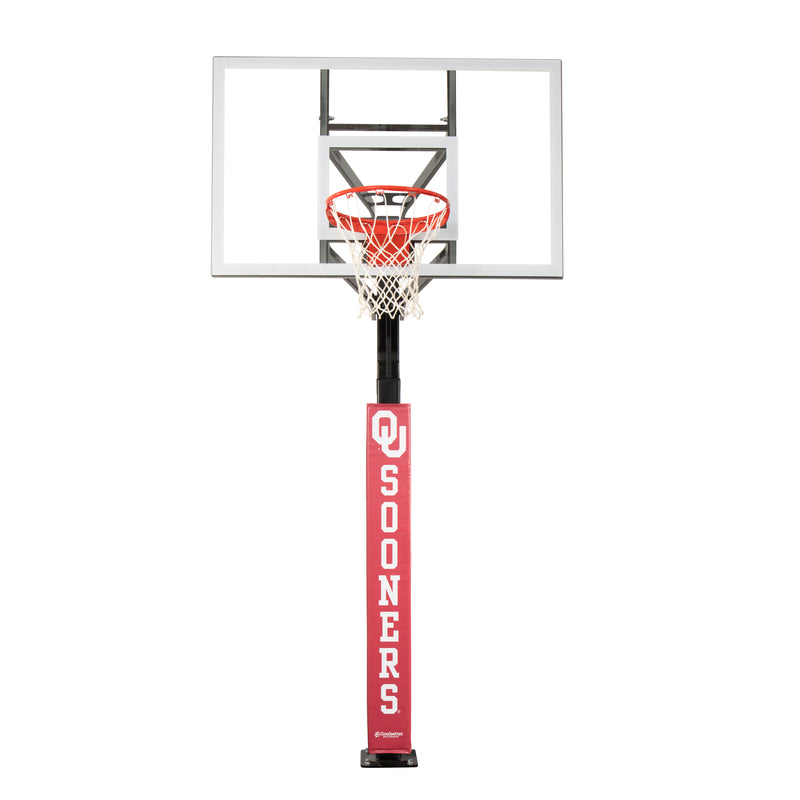 Goalsetter Collegiate Basketball Pole Pad - Oklahoma Sooners (Crimson)