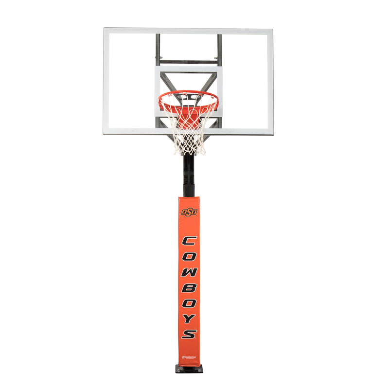 Goalsetter Collegiate Basketball Pole Pad - Oklahoma State Cowboys (Orange)