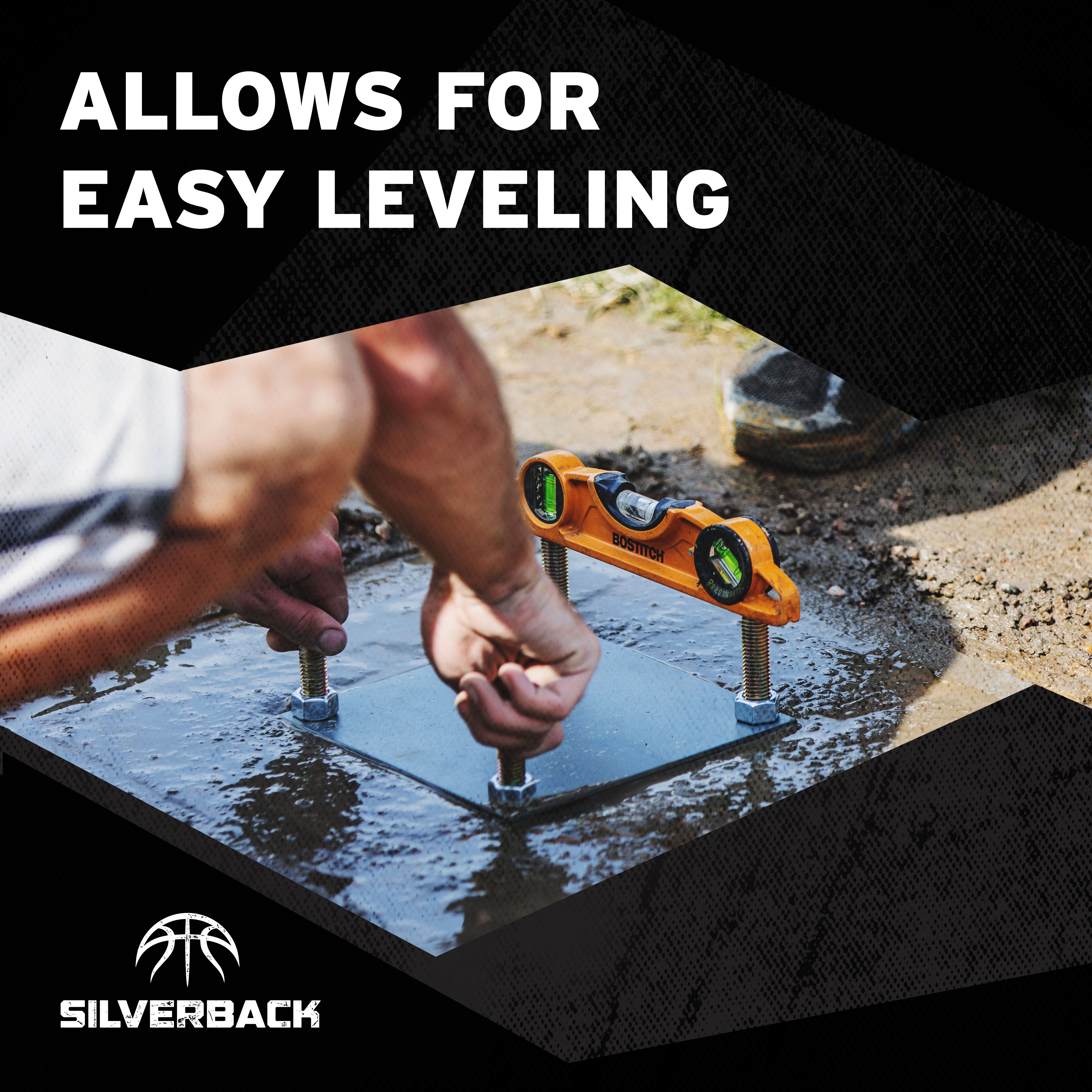 7" Basketball Hoop Anchor Kit for Concrete Goalrilla