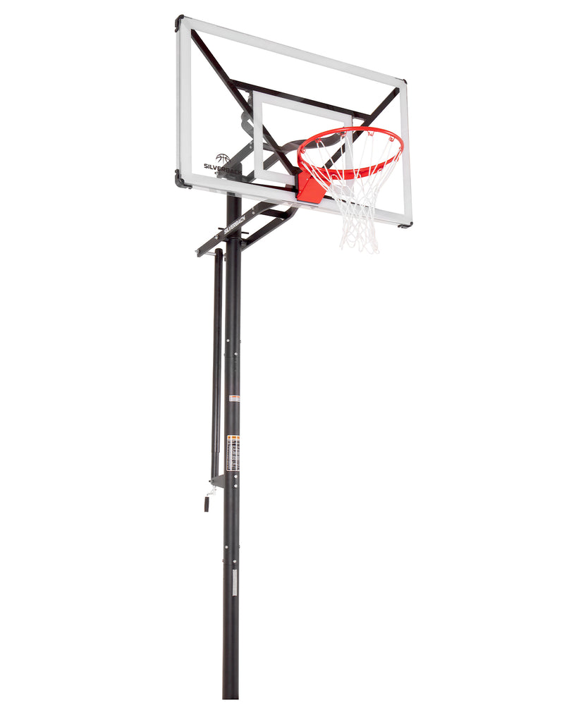 54 inch Silverback Hoop - NXT In Ground Basketball Hoop - 54" Backboard