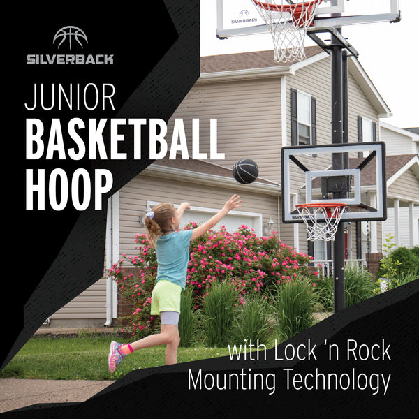 Silverback Junior Basketball Hoop - Rock N Lock Mounting Technology