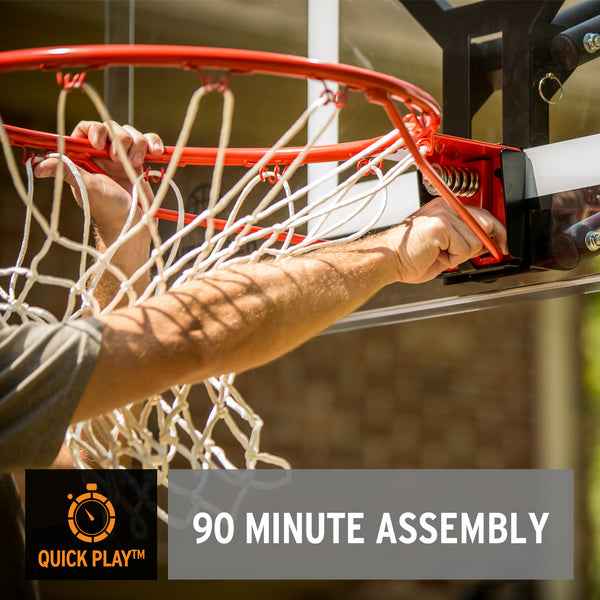 Silverback NXT 50 Portable Basketball Goal - 90 minute assembly