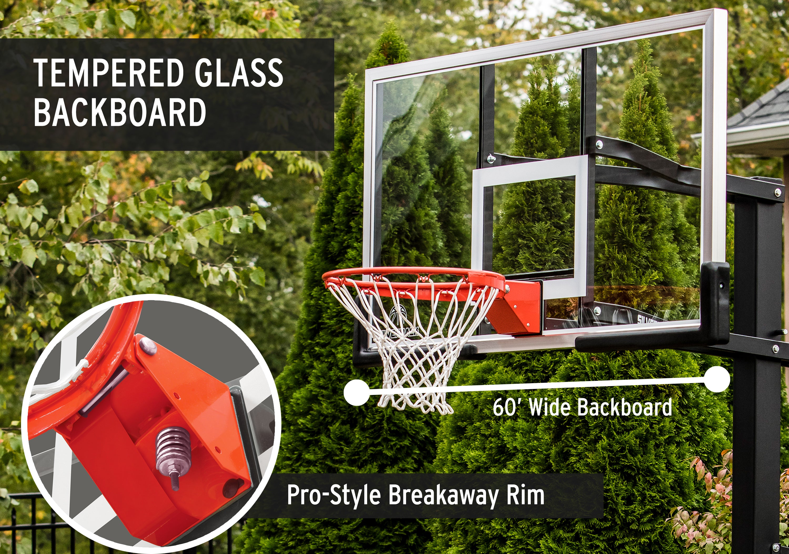 Silverback SB60 60 inch basketball hoop Goalrilla
