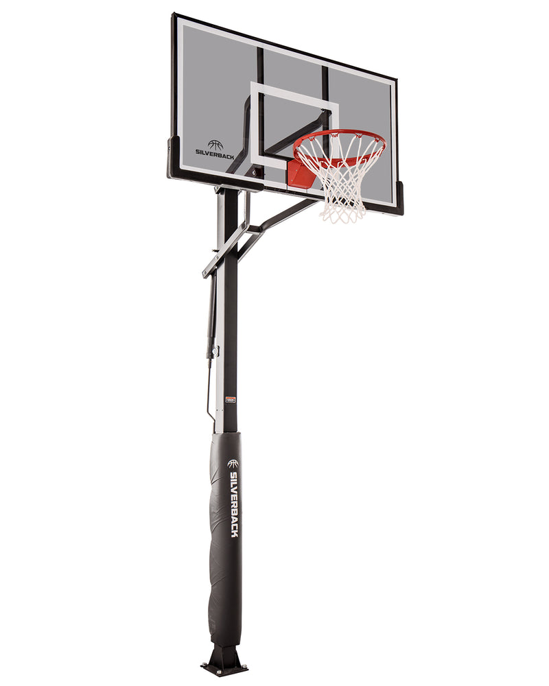 Silverback Basketball Goal SB 60" Ghost  In Ground 