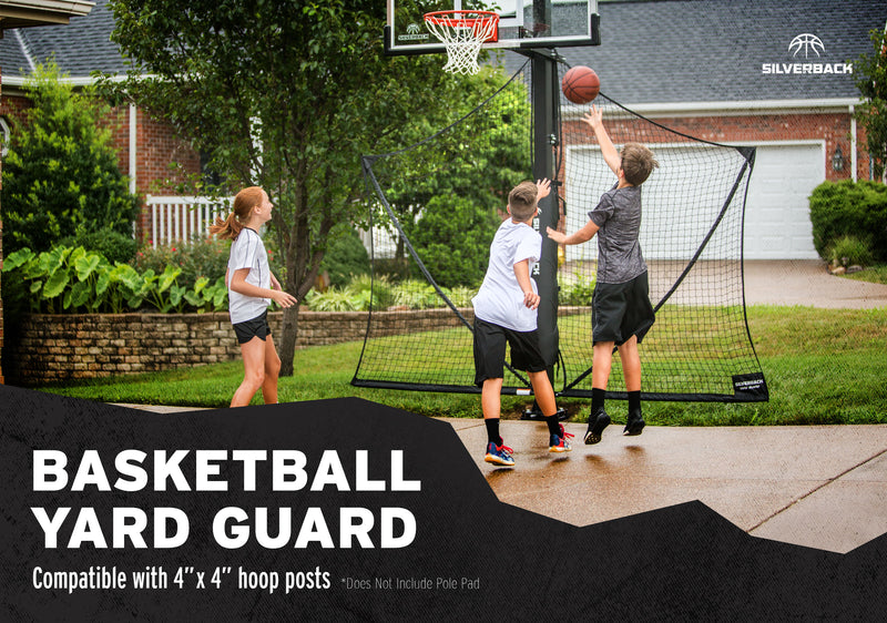 Silverback Yard Guard - Basketball Yard Guard Compatible with 4 x4 Hoop Posts